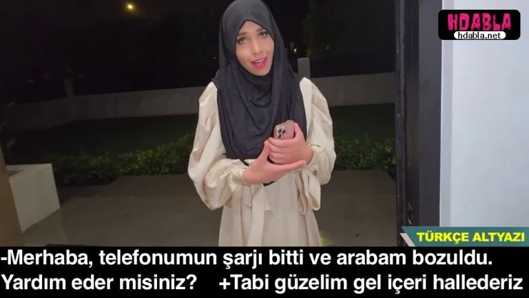 arabasi bozulan turbanli kadin tanimadigi adamin evine girdi yardim istedi.jpg